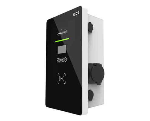 Caricabatteria per la ricarica di veicoli elettrici AC022K-BE-24 EV CHARGER di ZCS Azzurro