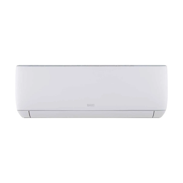 Unità interna Baxi serie Astra modello JSGNW20 con potenza da 7000 Btu/h, climatizzatore inverter compatto e silenzioso ideale per piccoli ambienti fino a 20 m²